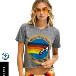 Aviator Nation Signature Boyfriend Tee